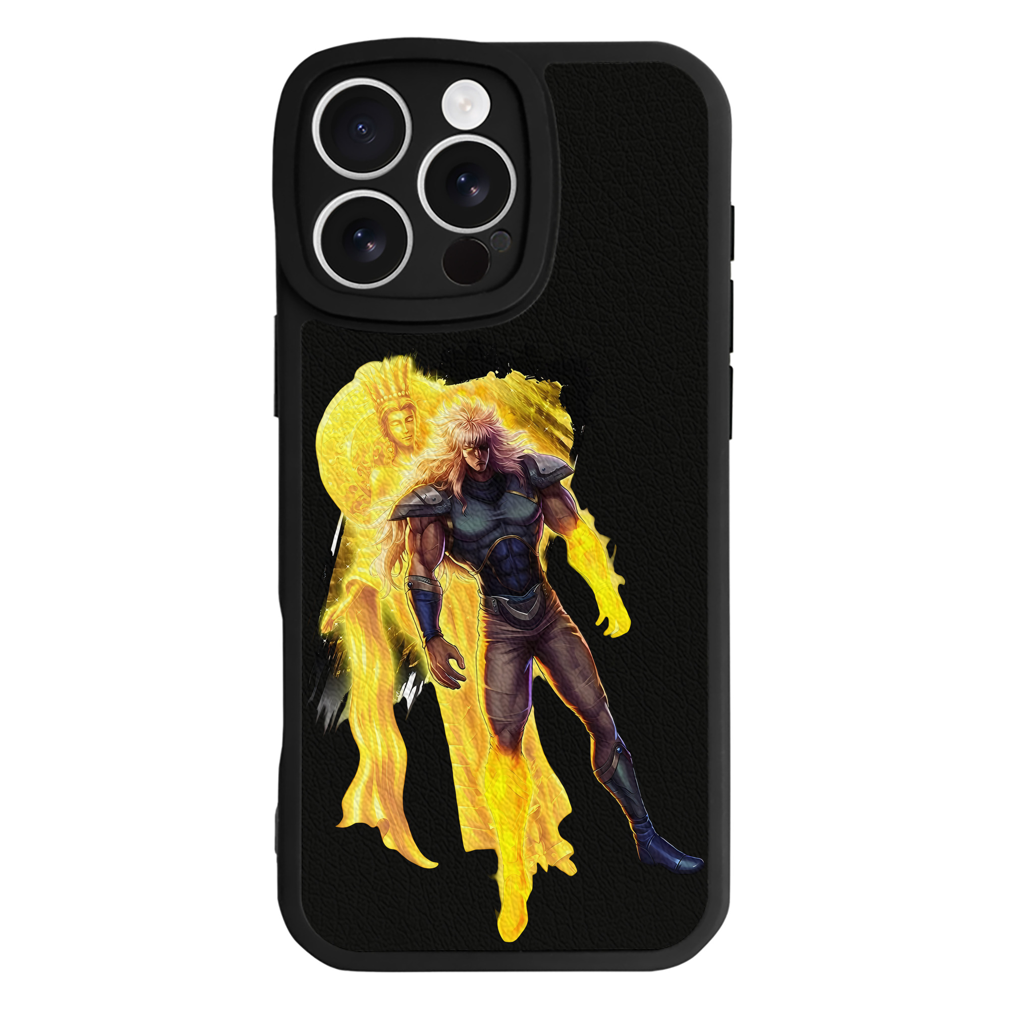 （画像用） 北斗の拳 Fist of the North Star 【iPhone 16シリーズ対応】シリコンスマホケース（レザー調） 材質：シリコン